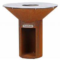 Top Line Icon 100 - Barbecue a legna in corten