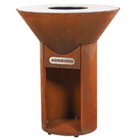 Top Line Icon 80 - Barbecue a legna in corten