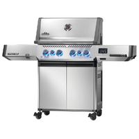 Napoleon Prestige 500 - Barbecue a gas con fornello laterale a infrarossi